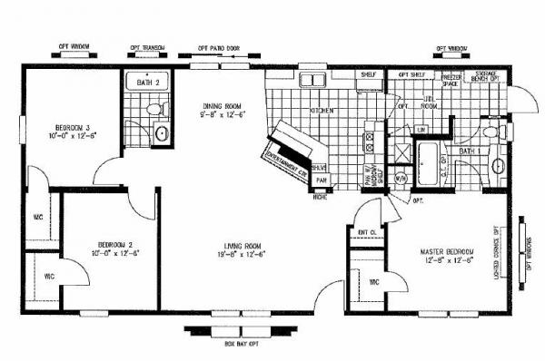 2020 Clayton-Lewistown Tuscany 5228-5202 Mobile Home