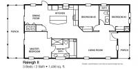 2023 Fleetwood - Douglas Raleigh w/ Rear Porch Mobile Home