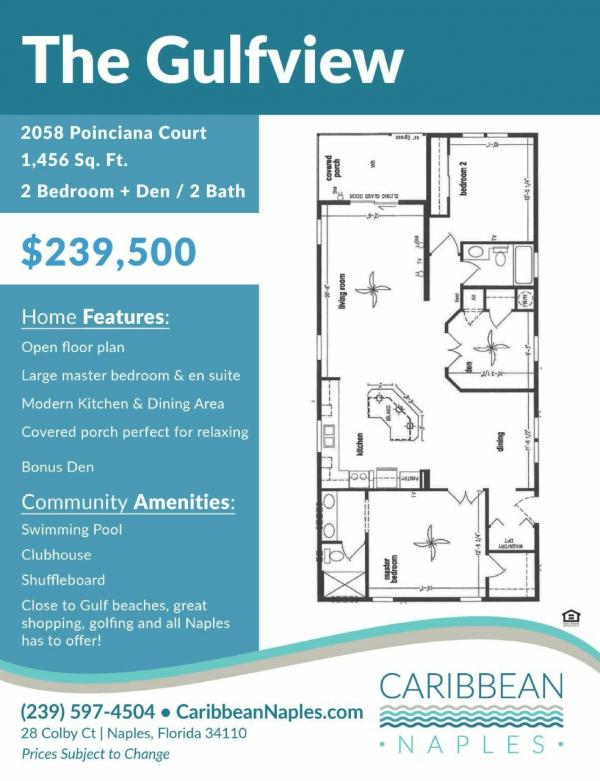 2023 Skyline FL Gulfview Manufactured Home