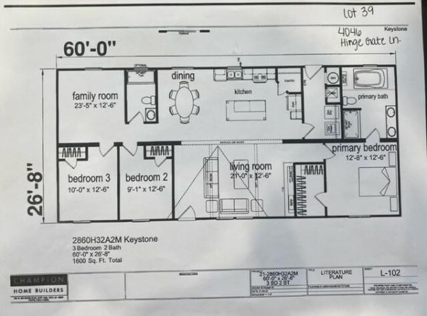 2025 Champion Mobile Home For Sale