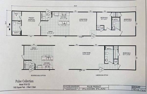 2023 Clayton - Wakarusa The Pulse (7616-723)  Home