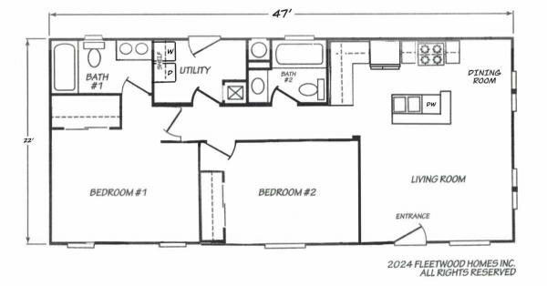 2024 Fleetwood Canyon Lake Manufactured Home