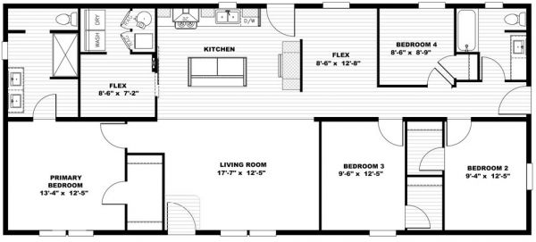 2024 Clayton 81TMP28604B Mobile Home