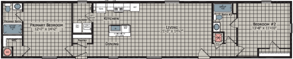 Floor plan of home