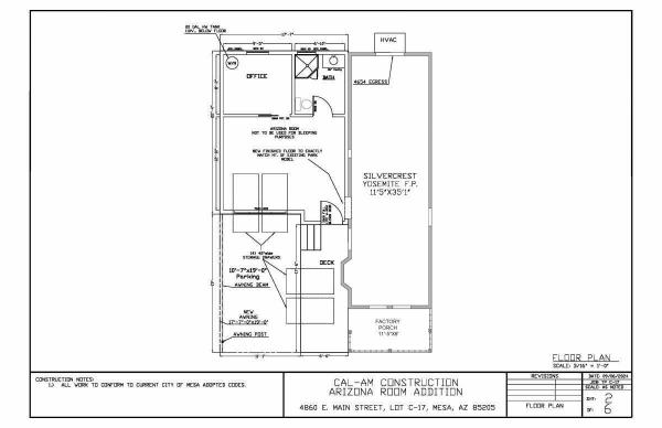 2023 Silvercrest Yosemite Mobile Home