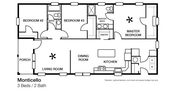 2019 Clayton - Richfield Monticello Mobile Home