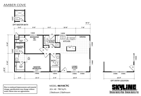 2025 Skyline 4610CT Manufactured Home