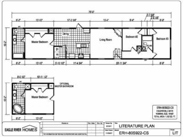 2017 Eagle River ERH80S922CS Mobile Home