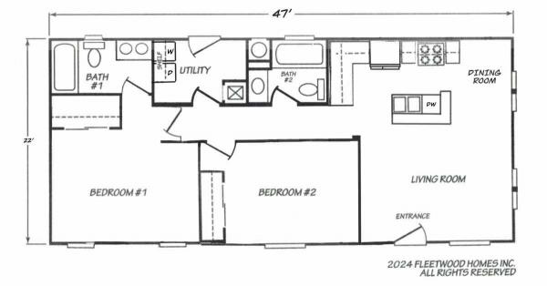 Floor plan of home