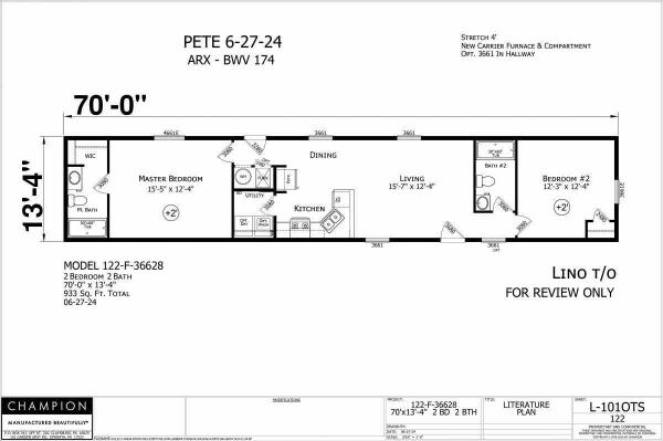 2024 Redman F-36628 Manufactured Home