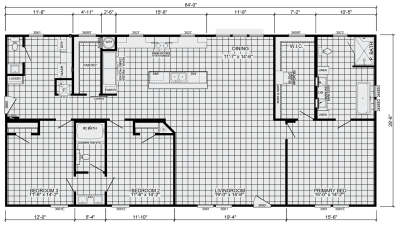 Scotbilt Homes Liberty 3264528 Mobile Home Floor Plan