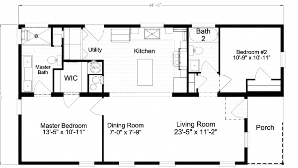 2024 Palm Harbor Homes 340EL24442A (w/Porch) Mobile Home