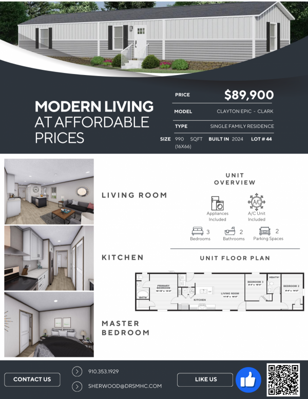 2025 Clayton Epic Collection Mobile Home