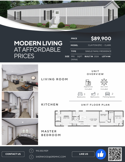 Mobile Home at 202 Squirrel Ln. Midway Park, NC 28544