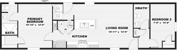 Floor plan of home