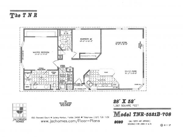 2025 Jacobsen IMP28x52 TNR Mobile Home