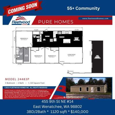 Mobile Home at 455 9th St NE #14 East Wenatchee, WA 98802