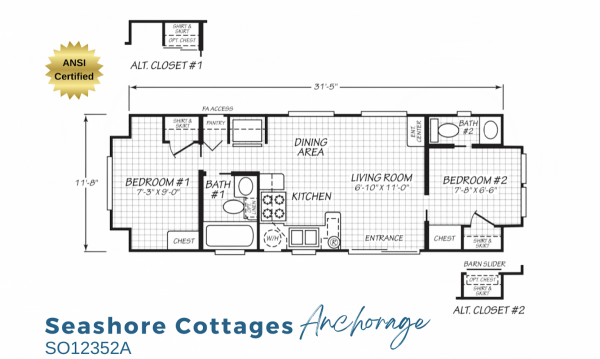 2025 Chariot Eagle SO12352A Manufactured Home