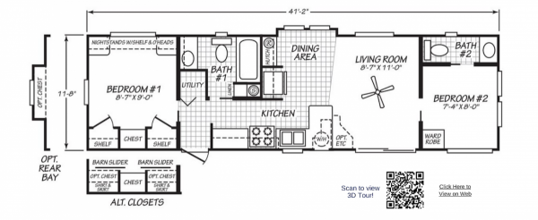 2025 Chariot Eagle HK12422A Manufactured Home