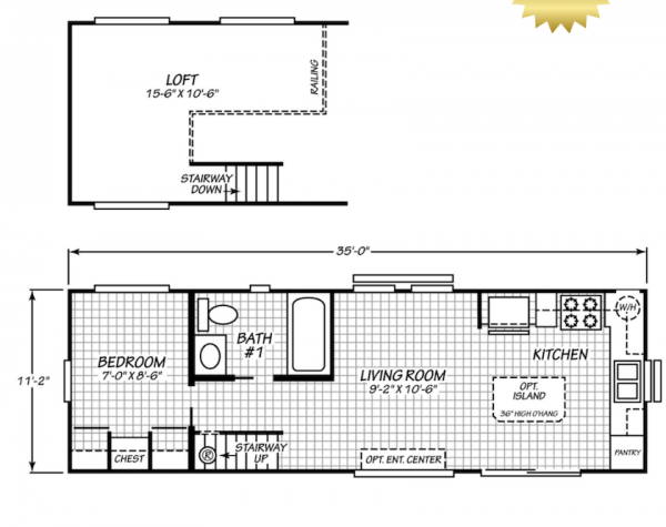 2025 Chariot Eagle EC11351G Manufactured Home