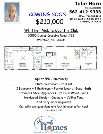 Mobile Home at 10550 Dunlap Crossing Rd #68 Whittier, CA 90606