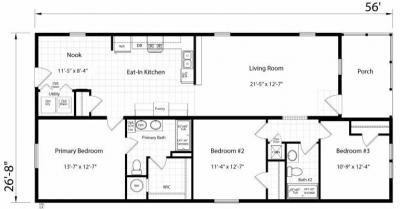 Mobile Home at 6040 Longmeadow Blvd S Lot Ls6040 Saginaw, MI 48603