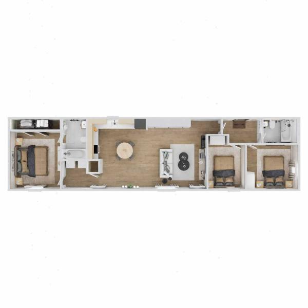 Floor plan of home