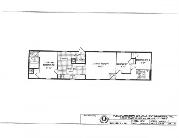 2019 MANSION 4070 SINGLEWIDE  Home