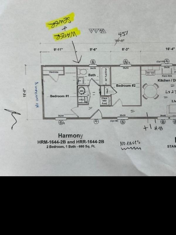 Floor plan of home