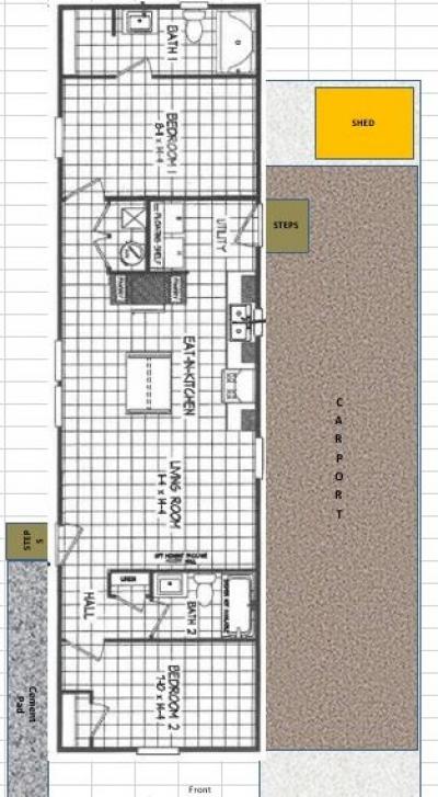 Photo 4 of 6 of home located at 10936 E. Apache Trail, Lot#74 Apache Junction, AZ 85120