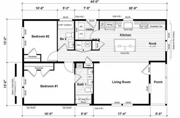 2025 Clayton 71HIP28442AH24 Mobile Home