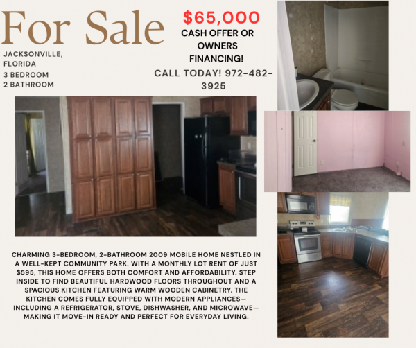Photo 1 of 1 of home located at 2887 Jackie Lane Jacksonville, FL 32233