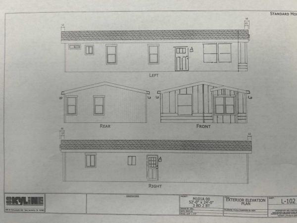 2025 Skyline Mobile Home For Sale