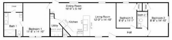 2025 Elliott Mobile Homes Mobile Home For Sale