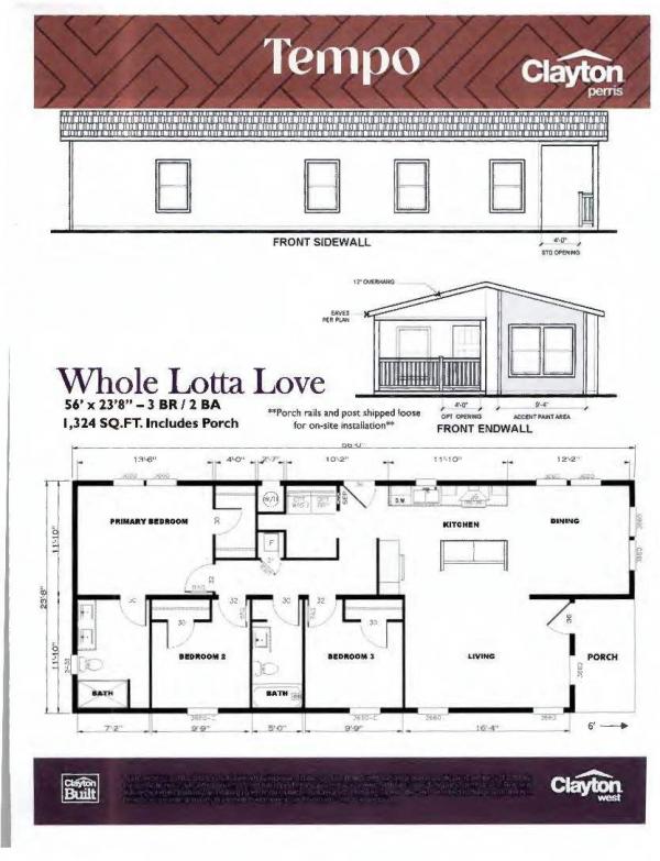2025 Clayton Homes Whole Lotta Love Manufactured Home