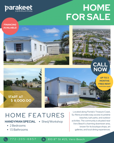 Mobile Home at 810 8th St #25 Vero Beach, FL 32962