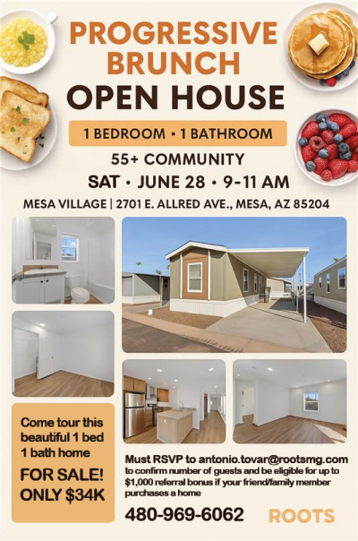Mobile Home at 2701 E. Allred Ave., #129 Mesa, AZ 85204