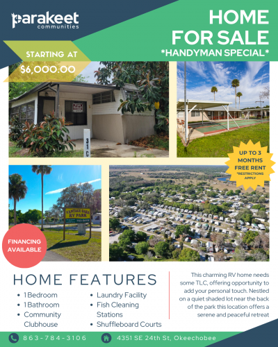 Mobile Home at 4351 SE 24th St Okeechobee, FL 34974