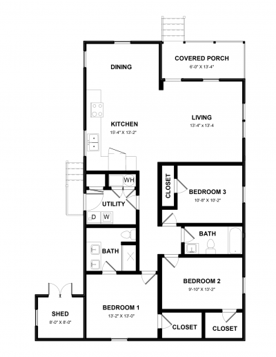 Photo 4 of 5 of home located at 835 SE Saffron Place Crystal River, FL 34429