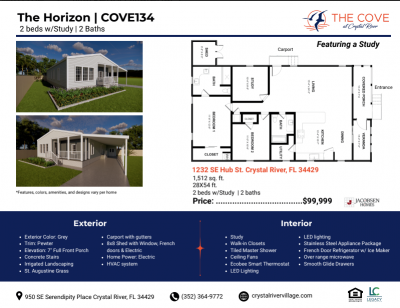 Photo 5 of 5 of home located at 1232 SE Hub Street Crystal River, FL 34429