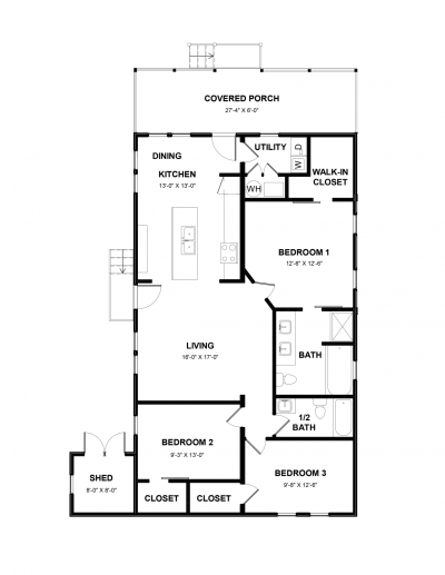Photo 5 of 8 of home located at 820 SE Saffron Pl. Crystal River, FL 34429