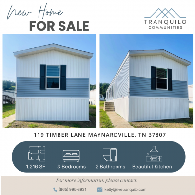 Mobile Home at 119 Timber Lane Maynardville, TN 37807