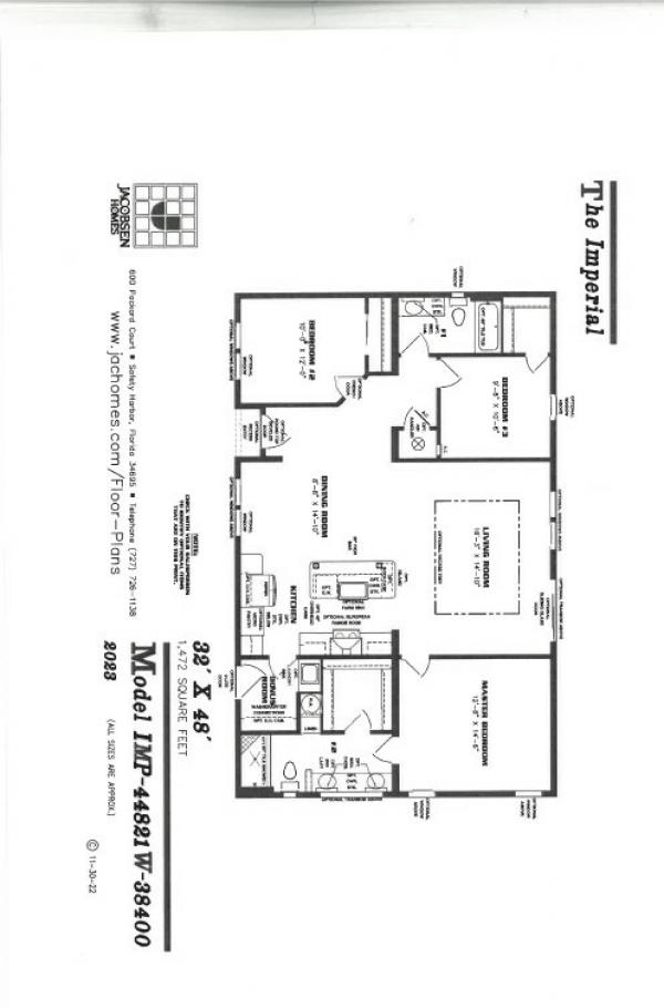 2025 Jacobsen IMP--28x48 (30x48) Mobile Home