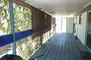 Screened deck