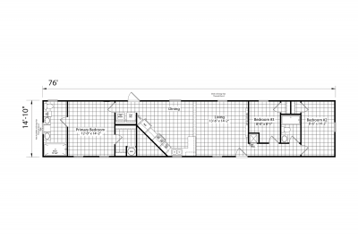Champion Homes Grand Slam 1676406 Mobile Home Floor Plan