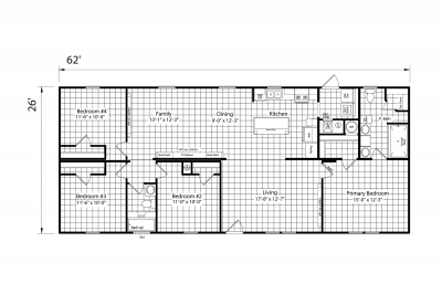 Champion Homes Grand Slam 2862306 Mobile Home Floor Plan