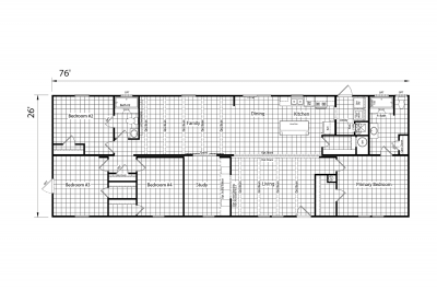 Champion Homes Home Run 2876322 Mobile Home Floor Plan