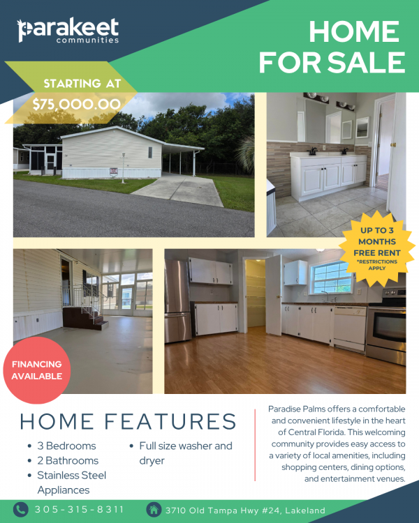  Mobile Home For Sale