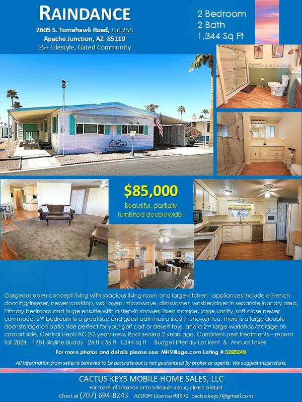 1981 SKYLINE CORPORATION BUDDY - Doublewide Mobile Home