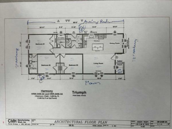 2025 Clayton HRR2456-3A Triumph Manufactured Home
